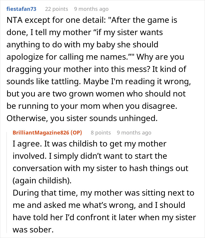 Pregnant Woman Refuses To Let Jealous Sister Near Her Baby Pregnant Woman Refuses To Let Jealous Sister Near Her Baby