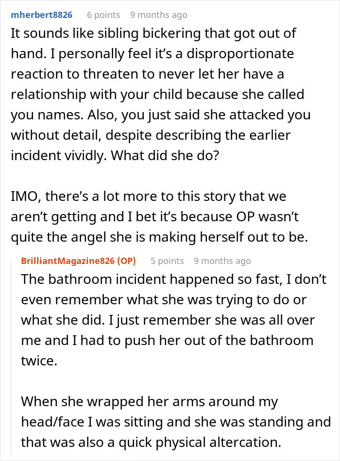 Pregnant Woman Refuses To Let Jealous Sister Near Her Baby Pregnant Woman Refuses To Let Jealous Sister Near Her Baby