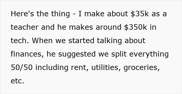 Man With $350K Salary Tells Girlfriend To Find A Better Job After She Can’t Afford Half The Rent