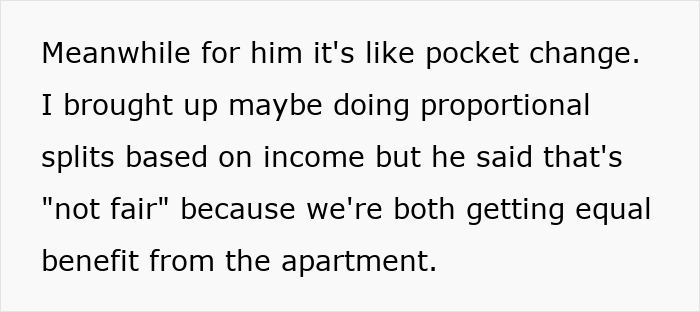 Man With $350K Salary Tells Girlfriend To Find A Better Job After She Can’t Afford Half The Rent