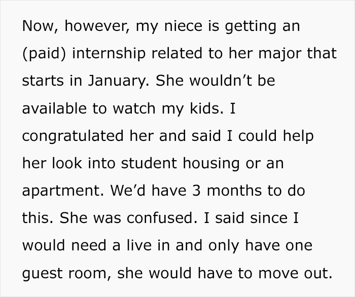 People Support Single Mom After She Tells Niece To Move Out As She’s Not Her Nanny Anymore People Support Single Mom After She Tells Niece To Move Out As She’s Not Her Nanny Anymore