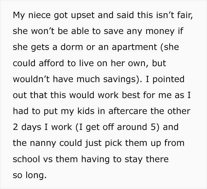 People Support Single Mom After She Tells Niece To Move Out As She’s Not Her Nanny Anymore People Support Single Mom After She Tells Niece To Move Out As She’s Not Her Nanny Anymore