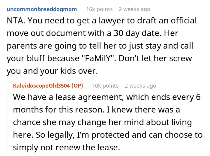 People Support Single Mom After She Tells Niece To Move Out As She’s Not Her Nanny Anymore People Support Single Mom After She Tells Niece To Move Out As She’s Not Her Nanny Anymore