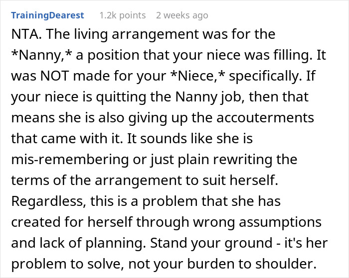 People Support Single Mom After She Tells Niece To Move Out As She’s Not Her Nanny Anymore People Support Single Mom After She Tells Niece To Move Out As She’s Not Her Nanny Anymore