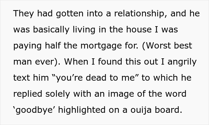 Guy Finds Out His Ex-Wife Cheated With His Best Man, Now Fears He’s After His Girlfriend Too Guy Finds Out His Ex-Wife Cheated With His Best Man, Now Fears He’s After His Girlfriend Too