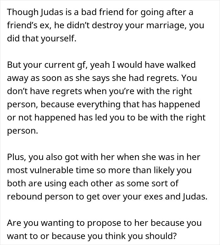 Guy Finds Out His Ex-Wife Cheated With His Best Man, Now Fears He’s After His Girlfriend Too Guy Finds Out His Ex-Wife Cheated With His Best Man, Now Fears He’s After His Girlfriend Too