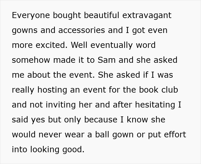 “She Would Ruin The Aesthetic”: Woman Defends Excluding Friend From Extravagant Ball, Gets A Reality Check “She Would Ruin The Aesthetic”: Woman Defends Excluding Friend From Extravagant Ball, Gets A Reality Check
