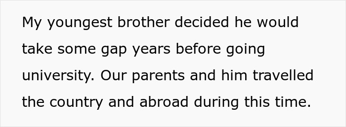 Family Drama Escalates As “Golden Child” Refuses To Fund Lazy Bro For “Emotionally Damaging” Him Family Drama Escalates As “Golden Child” Refuses To Fund Lazy Bro For “Emotionally Damaging” Him