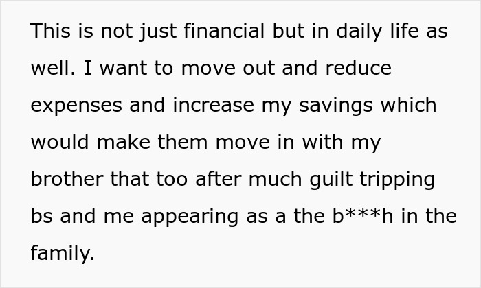 Manipulative Parents Keep Exploiting 30YO Daughter Financially And Emotionally, She Wants Out Manipulative Parents Keep Exploiting 30YO Daughter Financially And Emotionally, She Wants Out
