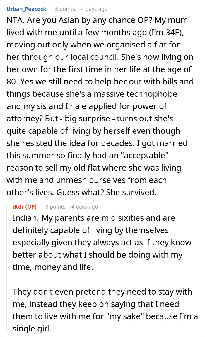 Manipulative Parents Keep Exploiting 30YO Daughter Financially And Emotionally, She Wants Out Manipulative Parents Keep Exploiting 30YO Daughter Financially And Emotionally, She Wants Out