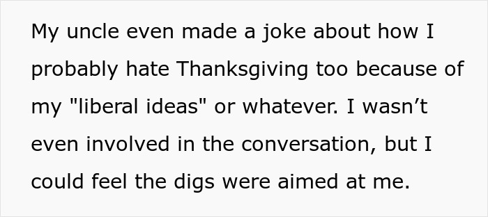 Man Makes Fun Of His “Woke” Niece On Thanksgiving, Gets The Entire Family Kicked Out Before Dinner Man Makes Fun Of His “Woke” Niece On Thanksgiving, Gets The Entire Family Kicked Out Before Dinner