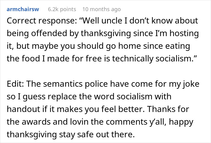 Man Makes Fun Of His “Woke” Niece On Thanksgiving, Gets The Entire Family Kicked Out Before Dinner Man Makes Fun Of His “Woke” Niece On Thanksgiving, Gets The Entire Family Kicked Out Before Dinner