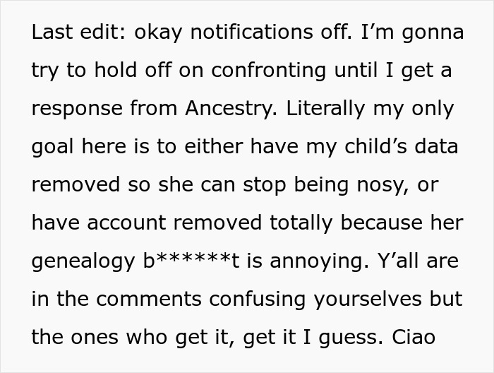 Mom Furious After Her Mother Secretly Makes Her Kid Take A DNA Test For ‘Family Gossip’ Mom Furious After Her Mother Secretly Makes Her Kid Take A DNA Test For ‘Family Gossip’