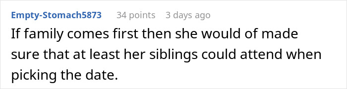 Selfish SIL Tries To Ruin Couple’s Honeymoon With Her Surprise Wedding, Cries When They Go Anyway Selfish SIL Tries To Ruin Couple’s Honeymoon With Her Surprise Wedding, Cries When They Go Anyway