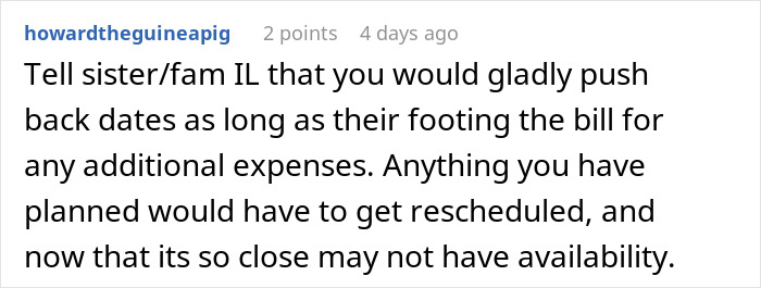 Selfish SIL Tries To Ruin Couple’s Honeymoon With Her Surprise Wedding, Cries When They Go Anyway Selfish SIL Tries To Ruin Couple’s Honeymoon With Her Surprise Wedding, Cries When They Go Anyway