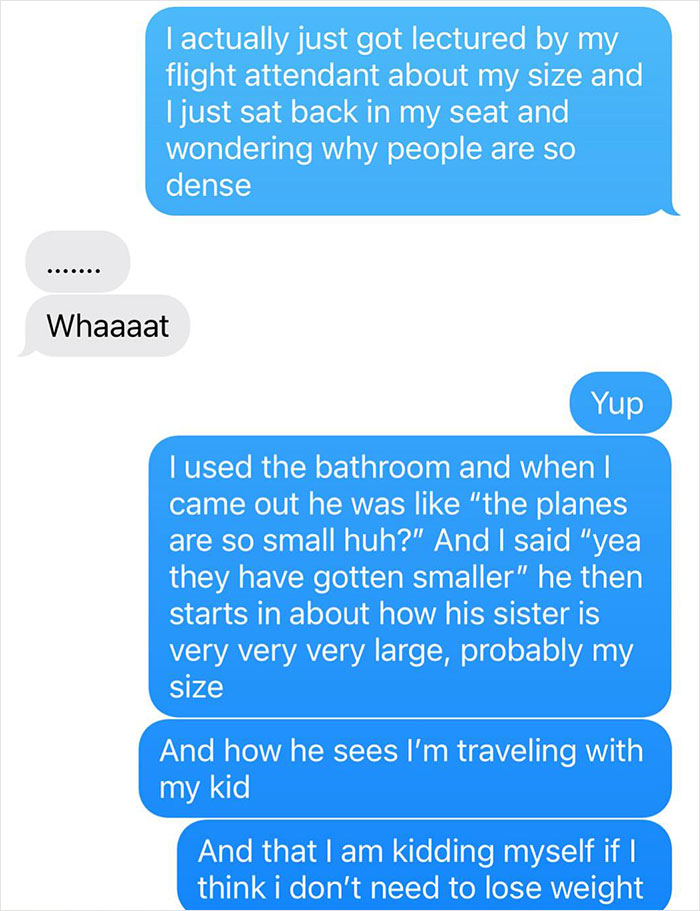 People Defend Flight Attendant Accused Of Fat-Shaming Plus-Size Model: “Trying To Save Her Life” People Defend Flight Attendant Accused Of Fat-Shaming Plus-Size Model: “Trying To Save Her Life”