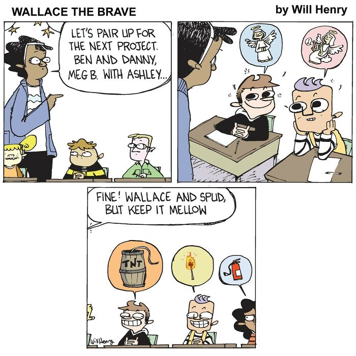 35 New And Funny ‘Wallace the Brave’ Comics This Artist Created To Brighten Your Day 35 New And Funny ‘Wallace the Brave’ Comics This Artist Created To Brighten Your Day