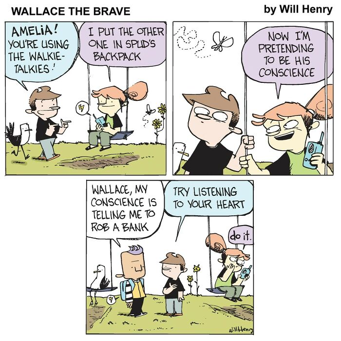 35 New And Funny ‘Wallace the Brave’ Comics This Artist Created To Brighten Your Day 35 New And Funny ‘Wallace the Brave’ Comics This Artist Created To Brighten Your Day