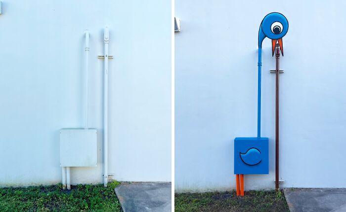 25 New Street Art Pieces That Cleverly Interact With Their Surroundings By Tom Bob