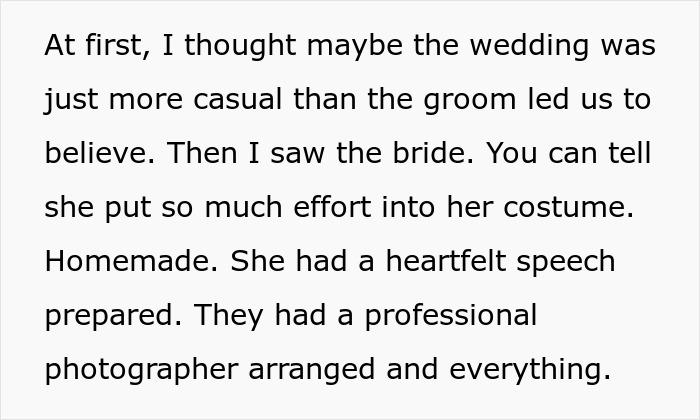 “I’m Super Disappointed In The Groom And Angry For The Bride”: Woman Shames A Halloween Wedding She Attended “I’m Super Disappointed In The Groom And Angry For The Bride”: Woman Shames A Halloween Wedding She Attended