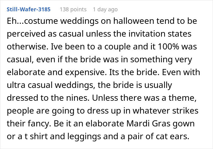 “I’m Super Disappointed In The Groom And Angry For The Bride”: Woman Shames A Halloween Wedding She Attended “I’m Super Disappointed In The Groom And Angry For The Bride”: Woman Shames A Halloween Wedding She Attended