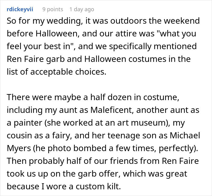 “I’m Super Disappointed In The Groom And Angry For The Bride”: Woman Shames A Halloween Wedding She Attended “I’m Super Disappointed In The Groom And Angry For The Bride”: Woman Shames A Halloween Wedding She Attended