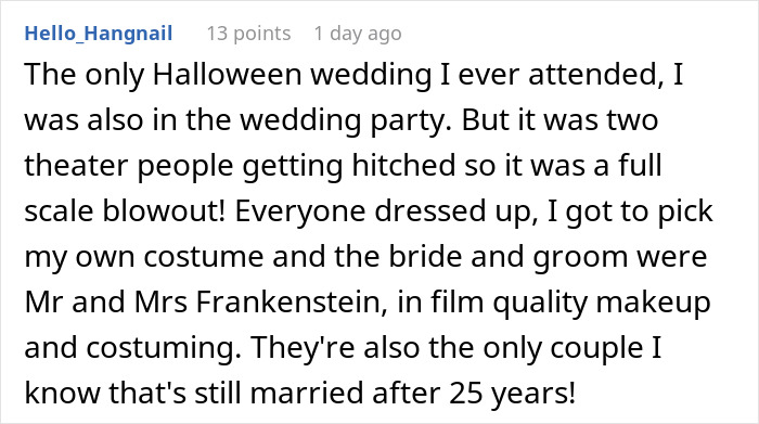“I’m Super Disappointed In The Groom And Angry For The Bride”: Woman Shames A Halloween Wedding She Attended “I’m Super Disappointed In The Groom And Angry For The Bride”: Woman Shames A Halloween Wedding She Attended