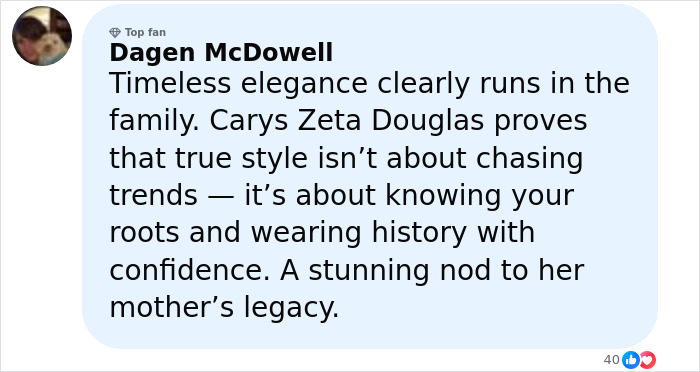 “Timeless Elegance”: Catherine Zeta-Jones’ Daughter Rewears Her 20-Year-Old Vintage Dress At Gala “Timeless Elegance”: Catherine Zeta-Jones’ Daughter Rewears Her 20-Year-Old Vintage Dress At Gala