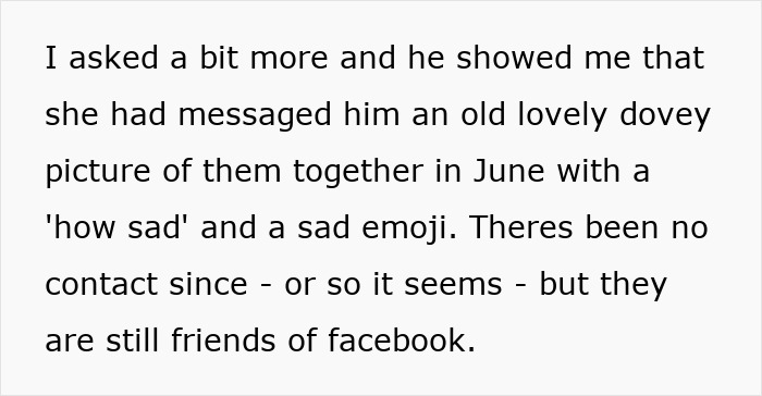 Woman Finds Love After Divorce, Starts Spiraling After BF’s Ex Starts Sending Him Pictures Woman Finds Love After Divorce, Starts Spiraling After BF’s Ex Starts Sending Him Pictures