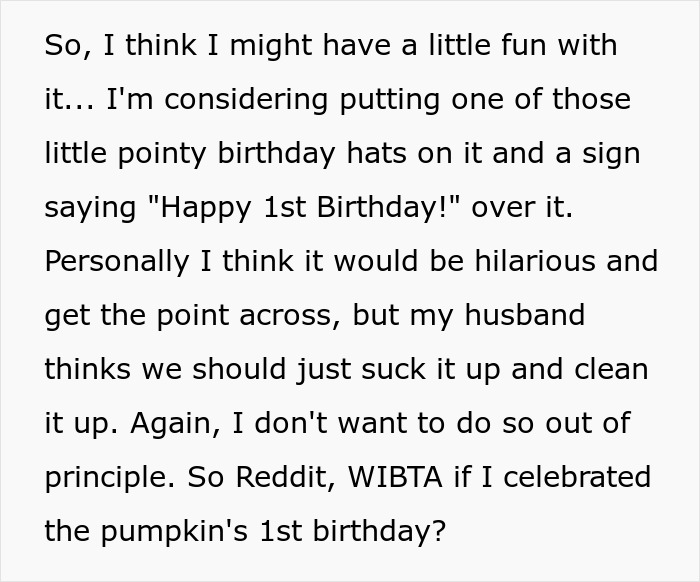 “It’s Now Been A Year”: Person Doesn’t Clean For Neighbor As They Always Do, Watches Pumpkin Decompose “It’s Now Been A Year”: Person Doesn’t Clean For Neighbor As They Always Do, Watches Pumpkin Decompose