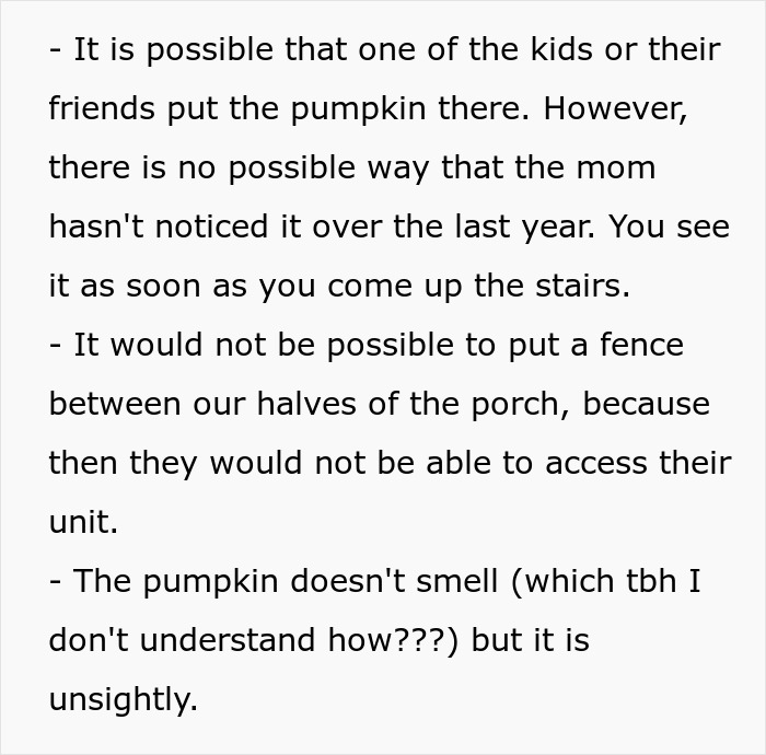 “It’s Now Been A Year”: Person Doesn’t Clean For Neighbor As They Always Do, Watches Pumpkin Decompose “It’s Now Been A Year”: Person Doesn’t Clean For Neighbor As They Always Do, Watches Pumpkin Decompose