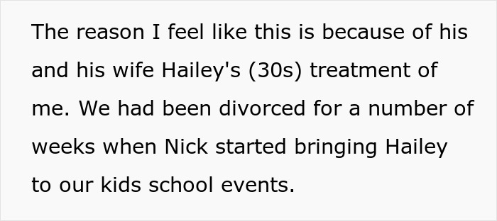 Woman Shocked By Ex’s Absurd Demand About Their Kids And His New Wife, Slams Him With A Hard “No” Woman Shocked By Ex’s Absurd Demand About Their Kids And His New Wife, Slams Him With A Hard “No”