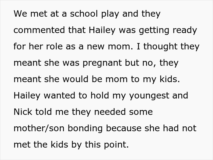 Woman Shocked By Ex’s Absurd Demand About Their Kids And His New Wife, Slams Him With A Hard “No” Woman Shocked By Ex’s Absurd Demand About Their Kids And His New Wife, Slams Him With A Hard “No”