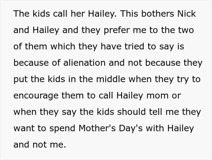 Woman Shocked By Ex’s Absurd Demand About Their Kids And His New Wife, Slams Him With A Hard “No” Woman Shocked By Ex’s Absurd Demand About Their Kids And His New Wife, Slams Him With A Hard “No”
