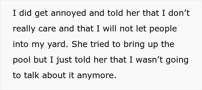New Homeowners Want To Enjoy Their Yard And Pool Alone, Upset Neighbors When They Fence Their Land New Homeowners Want To Enjoy Their Yard And Pool Alone, Upset Neighbors When They Fence Their Land