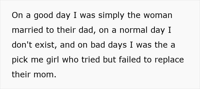Women Hate That Their Kids Now Have To Pay For Their Ice-Cold Behavior Towards Their Stepmom Women Hate That Their Kids Now Have To Pay For Their Ice-Cold Behavior Towards Their Stepmom