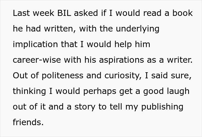 SIL Agrees To Read BIL’s Book, Finds Herself As The Obsession In His Story And Freaks Out SIL Agrees To Read BIL’s Book, Finds Herself As The Obsession In His Story And Freaks Out