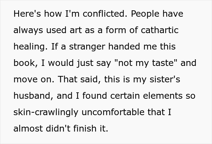 SIL Agrees To Read BIL’s Book, Finds Herself As The Obsession In His Story And Freaks Out SIL Agrees To Read BIL’s Book, Finds Herself As The Obsession In His Story And Freaks Out