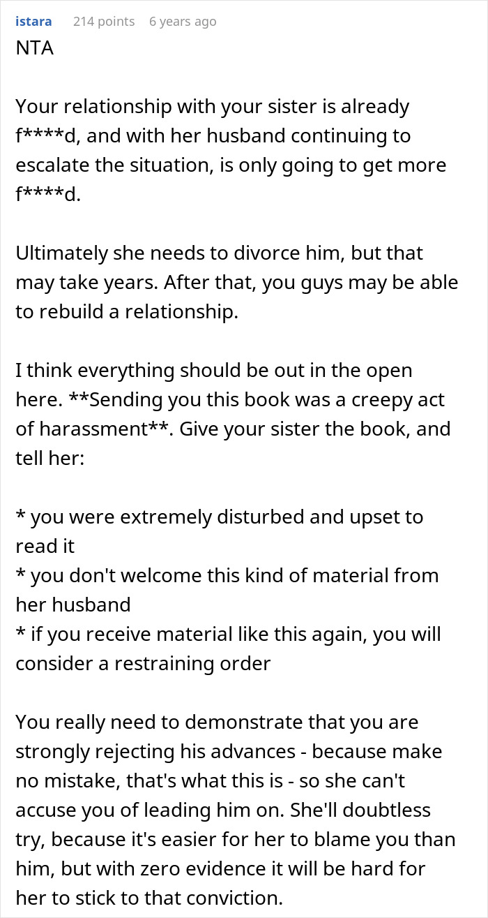 SIL Agrees To Read BIL’s Book, Finds Herself As The Obsession In His Story And Freaks Out SIL Agrees To Read BIL’s Book, Finds Herself As The Obsession In His Story And Freaks Out