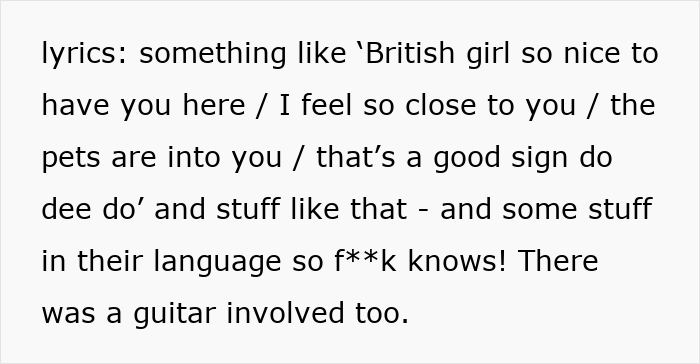 Woman Visits Friend Abroad, Wants To Go Home ASAP After Friend’s Wife Starts Serenading Her Woman Visits Friend Abroad, Wants To Go Home ASAP After Friend’s Wife Starts Serenading Her
