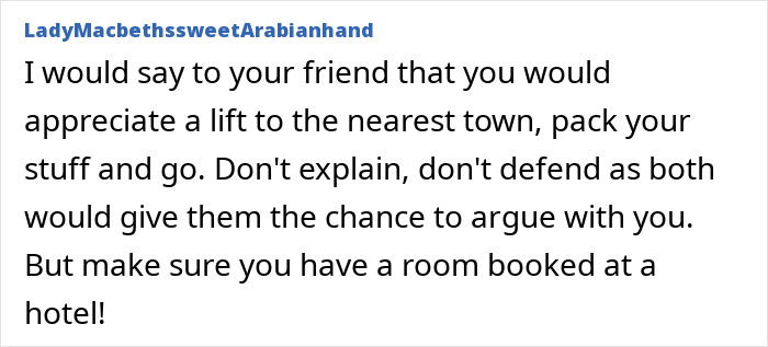 Woman Visits Friend Abroad, Wants To Go Home ASAP After Friend’s Wife Starts Serenading Her Woman Visits Friend Abroad, Wants To Go Home ASAP After Friend’s Wife Starts Serenading Her