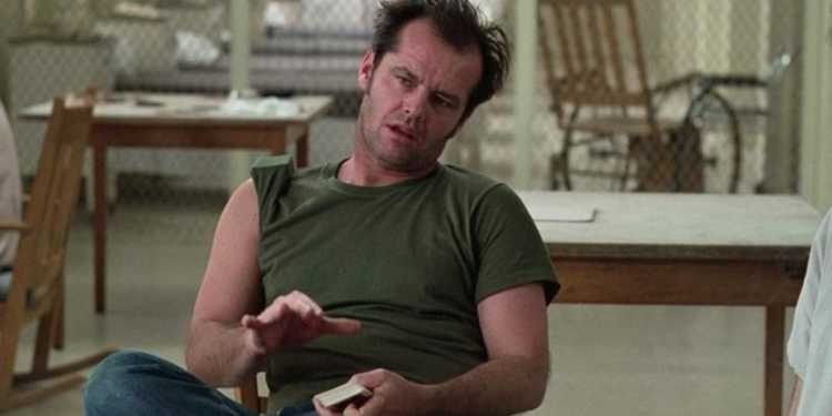 Jack Nicholson in One Flew Over the Cuckoo's Nest