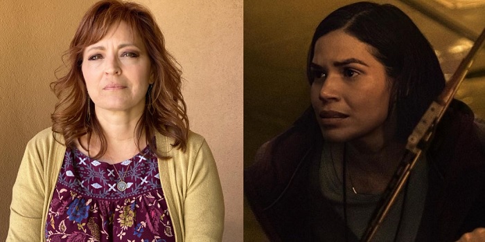 Mary Ludwig and America Ferrera Mary Ludwig and America Ferrera