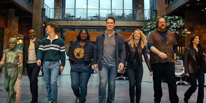 Members of Checkmate in Peacemaker Season 2