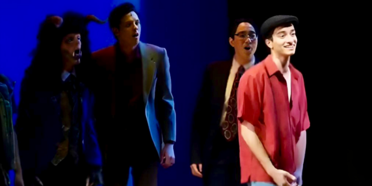 Michael Iskander as Usnavi in In the Heights play