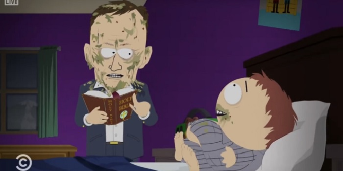 Peter Thiel and Eric Cartman in South Park