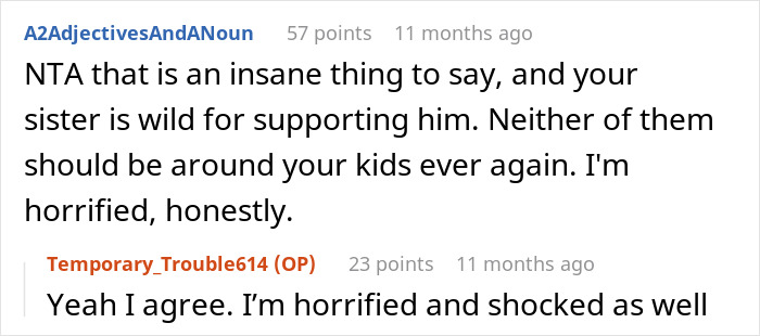 Man Banned From Thanksgiving After Horrific Comment About Brother-In-Law’s Kids Man Banned From Thanksgiving After Horrific Comment About Brother-In-Law’s Kids