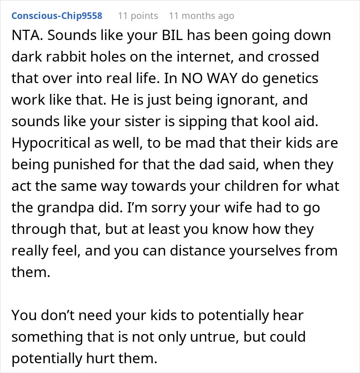 Man Banned From Thanksgiving After Horrific Comment About Brother-In-Law’s Kids Man Banned From Thanksgiving After Horrific Comment About Brother-In-Law’s Kids