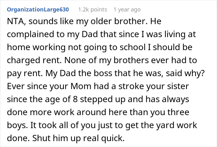 Brother Accuses Sister Of Being The “Golden Child,” She Doesn’t Hold Back Brother Accuses Sister Of Being The “Golden Child,” She Doesn’t Hold Back