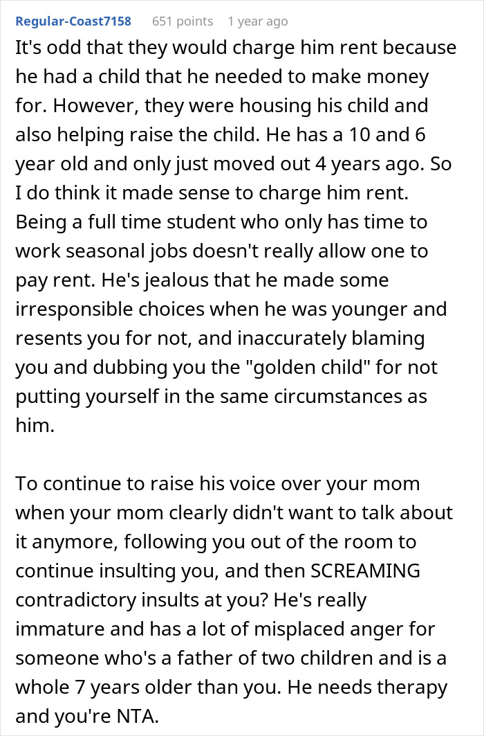 Brother Accuses Sister Of Being The “Golden Child,” She Doesn’t Hold Back Brother Accuses Sister Of Being The “Golden Child,” She Doesn’t Hold Back